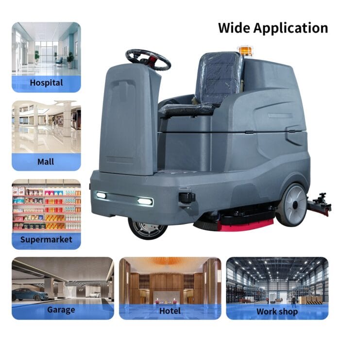A860 Ride On Scrubber Machine - Image 2