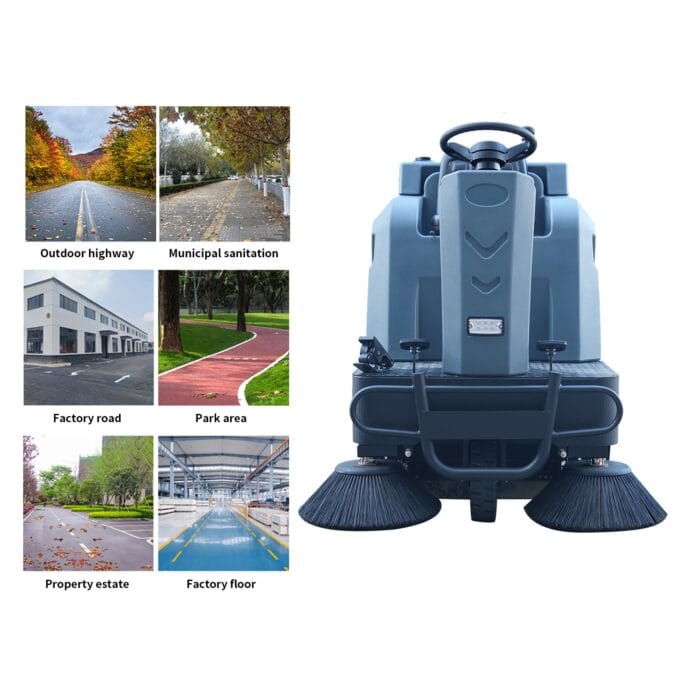 A1250 Ride On Sweeper Machine for Industrial and Commercial Cleaning - Image 5