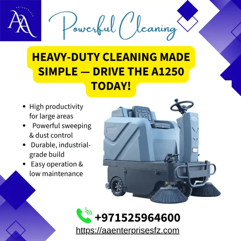 Industrial Floor Sweeper Machine UAE